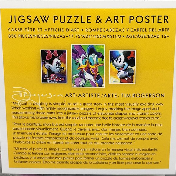 Brainwright Disney Donald Duck 850pc Puzzle NIB - Picture 2 of 6